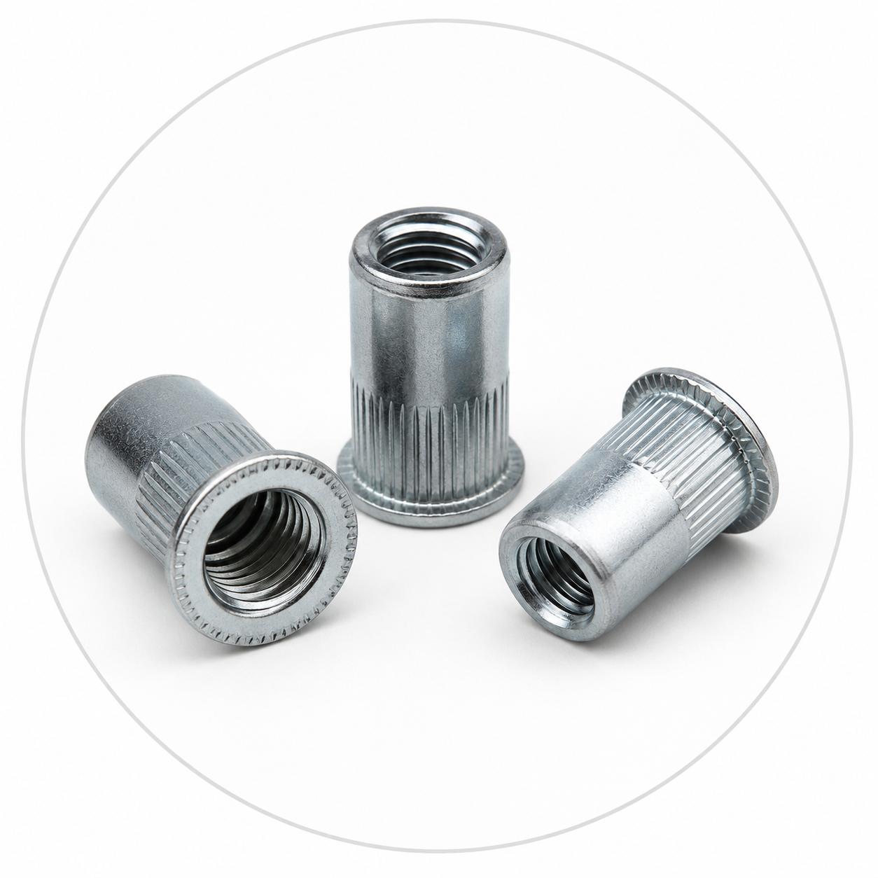 Đai ốc rút cho tôn, thép và vật liệu mỏng